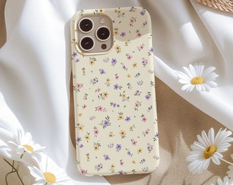 Kawaii Flower Floral Wildflower Phone Case | Google pixel 9 8 7 Pro XL iPhone 16 16e 15 14 13 Samsung Galaxy S25 S24 S23 S22 Plus Ultra X XS