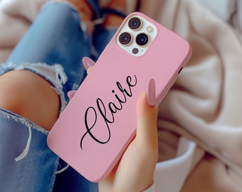 Custom Name Personalized Phone Case | iPhone 17 Air 17e 16 16e 15 14 13 12 Pro Max Samsung Galaxy S26 S25 S24 S23 fe ultra pixel 10
