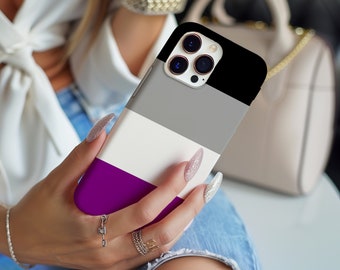 Asexual Pride Flag Phone Case | Subtle Ace Pride Merch Gifts & Accessories | Queer owned Shops | Gift for Asexual Friend | Pride Month