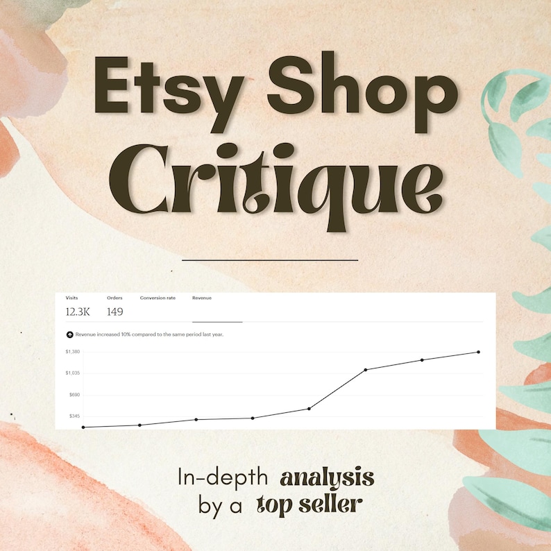 Etsy Shop Critique / Consultation | How to Sell on Etsy | Etsy Sellers Coaching Help | Etsy Business Audit | Selling on Etsy image 1
