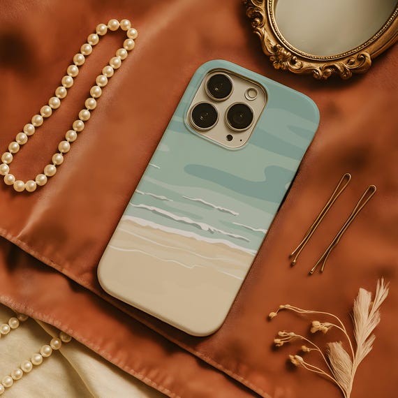 Beach Ocean Tropical Aesthetic Boho Phone Case iPhone 17 Air 17e 16 16e 15 14 13 12 Pro Max Samsung Galaxy S26 S25 S24 S23 fe ultra pixel 10