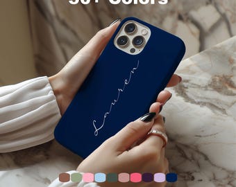 Personalized Custom Signature Name Phone Case Samsung Galaxy S26 S25 S24 S23 fe Ultra Google Pixel 10 9a 9 xl iPhone 17 17e 16 16e 15 Pro