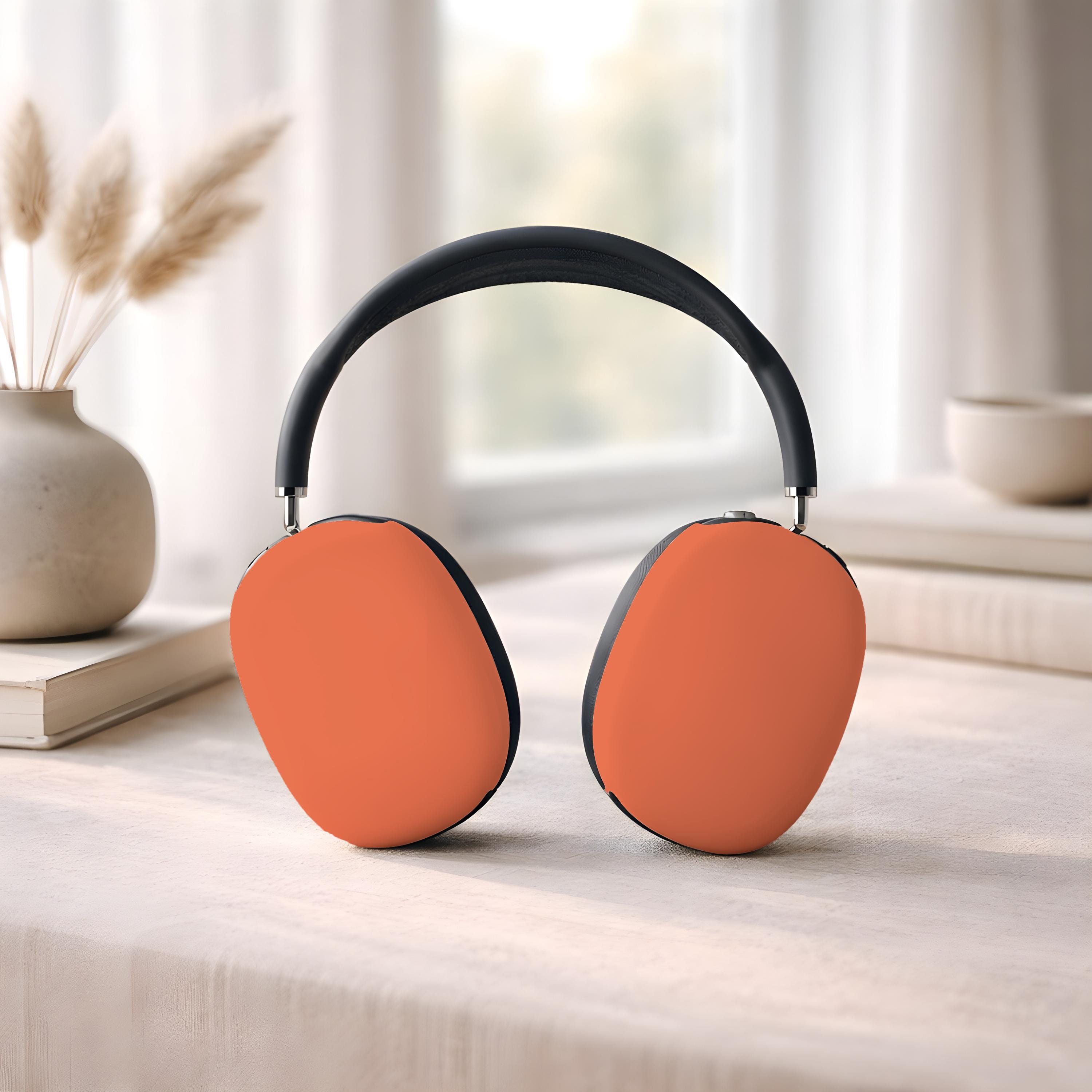 バーントシエナオレンジ AirPod Max ケースカバー | スナップオン