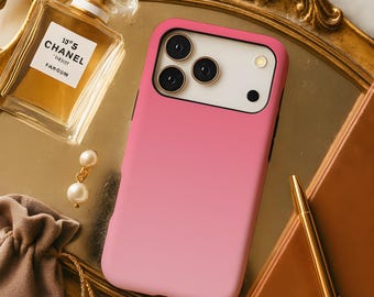 Custodia per telefono con estetica minimalista sfumata rosa per iPhone 17 Air 17e 16 16e 15 14 13 12 Pro Max Samsung Galaxy S26 S25 S24 S23 fe ultra pixel 10
