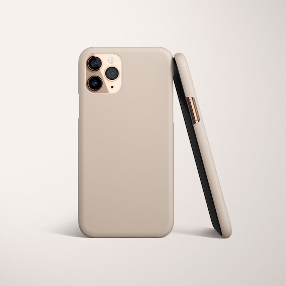 Pastel Beige Matte Minimalist Aesthetic Tough Phone Case for Etsy