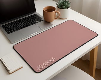 Custom Personalized Desk Mat | Aesthetic Gaming Desk Mat | Kawaii Cute Unique Desk Mat | Large XXL Desk Pad | Computer Desktop Keyboard Mat