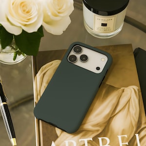 Sage Green MagSafe Aesthetic Phone Case iPhone 17 Air 17e 16 16e 15 14 13 12 Pro Max Samsung Galaxy S26 S25 S24 S23 fe ultra pixel 10