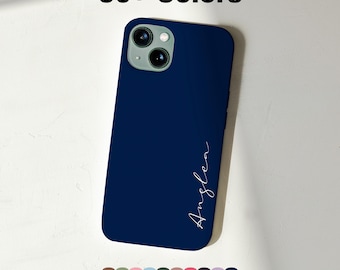Custom Name Signature Personalized Phone Case Samsung Galaxy S26 S25 S24 Ultra iPhone 17 16 15 Pixel 10 9a | Fathers Day Gift