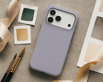 ラベンダーのミニマリスト美的携帯ケース Google Pixel 10 9 9a 8 Pro