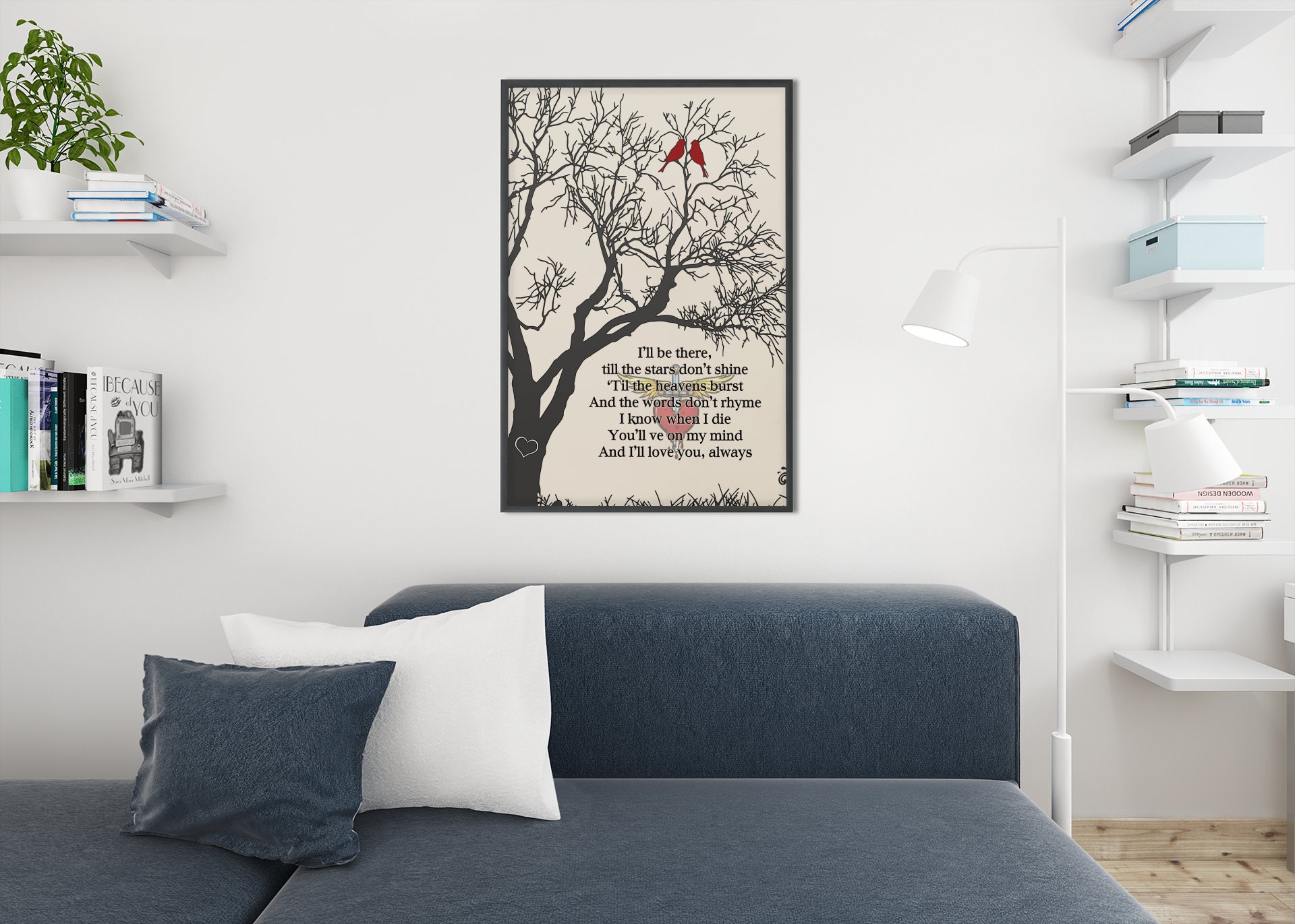 Always Bon Jovi Lyrics Poster Song Lyrics Art Print Love | Etsy