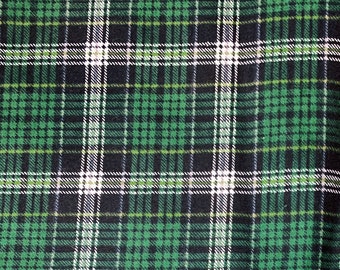 Green checkered | Flannel Fabric | Snuggle Flannel | Joanns Snuggle Flannel | Christmas Flannel | Flannel by the yard