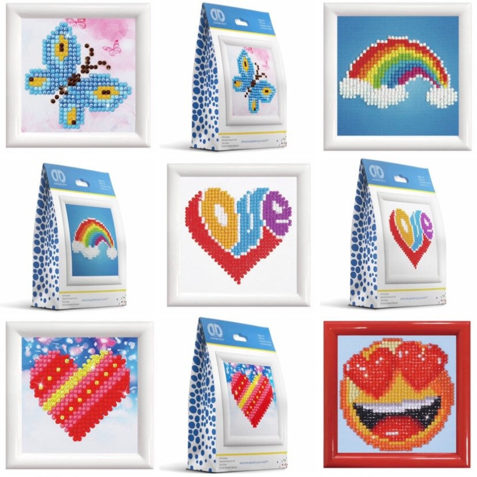Diamond Dotz Painting Kit With Frame Ideal for Beginners. Etsy UK