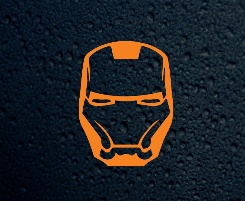 Iron Man Marvel Decal Stickers for Cars Laptop Wall Etsy