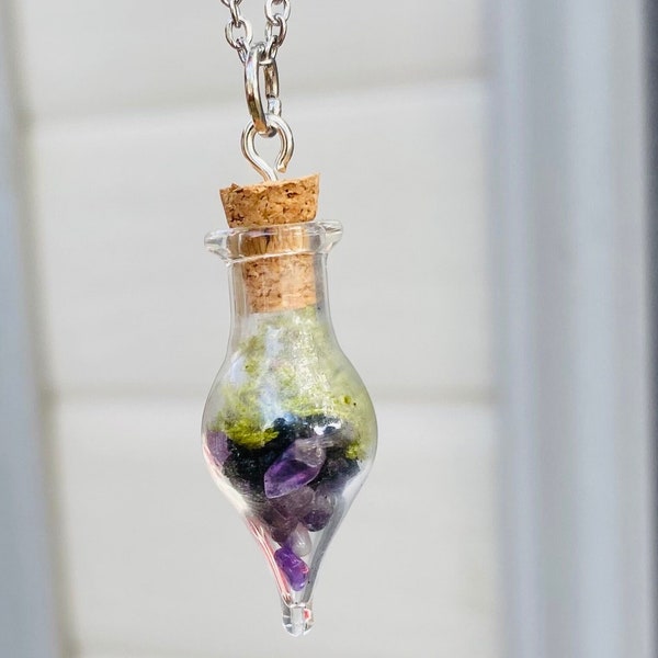 Terrarium Necklace Etsy