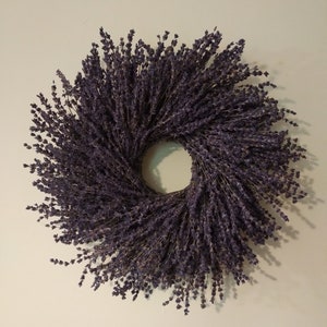 Dried Lavender Wreath, Lavender Wreath, Dried Wreath, Rustic Wreath