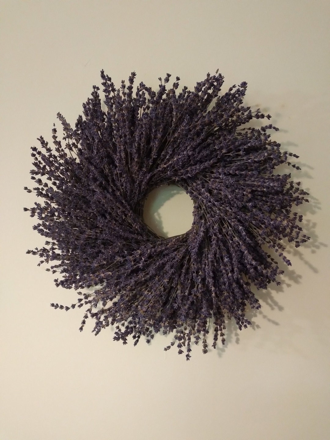 Dried Lavender Wreath Lavender Wreath Dried Wreath Rustic