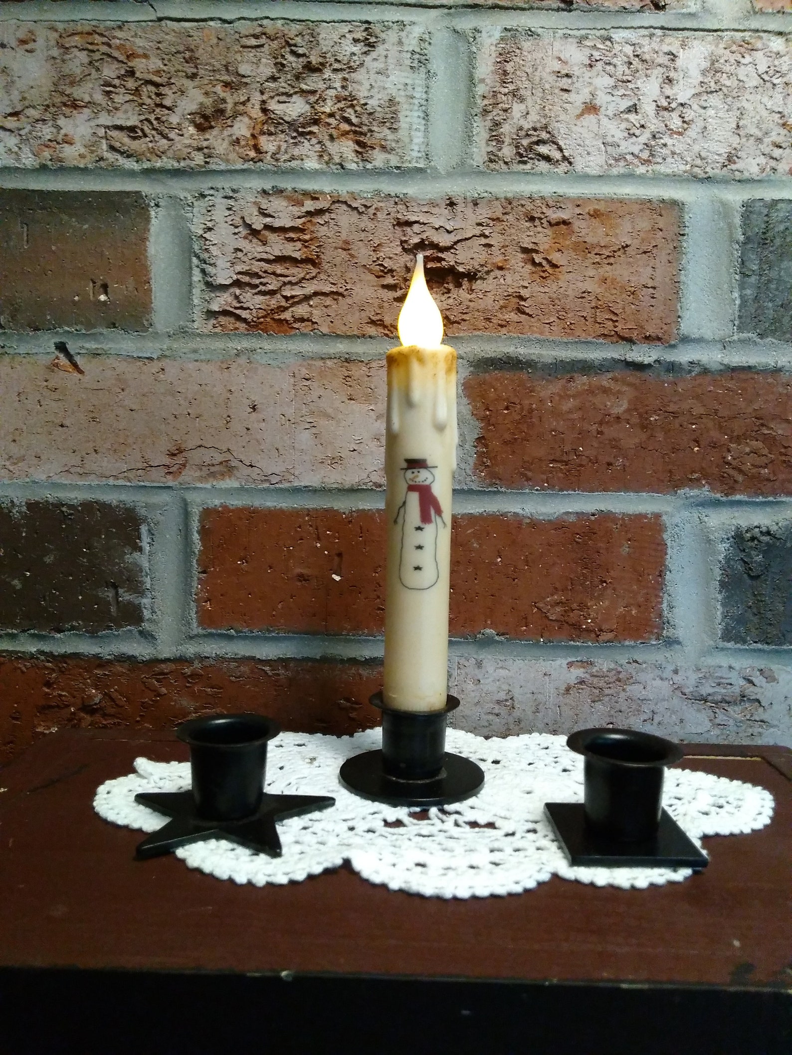 Timer Candle Battery Operated Candle Christmas Indoor Candle Etsy