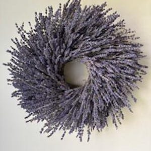 Dried Lavender Wreath, Lavender Wreath, Dried Wreath, Rustic Wreath