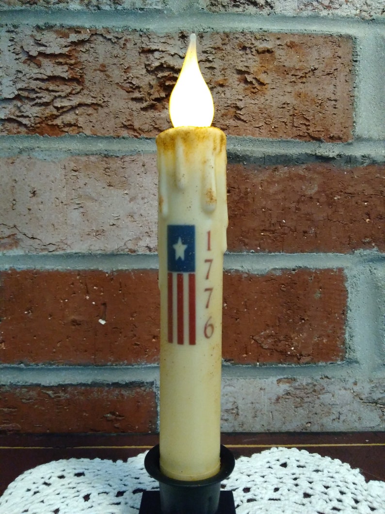 Battery Operated Candles Patriotic Indoor Candles Timer Candles