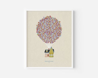 Up Movie Print: Carl & Ellie&#39;s House, Pixar Animation Art