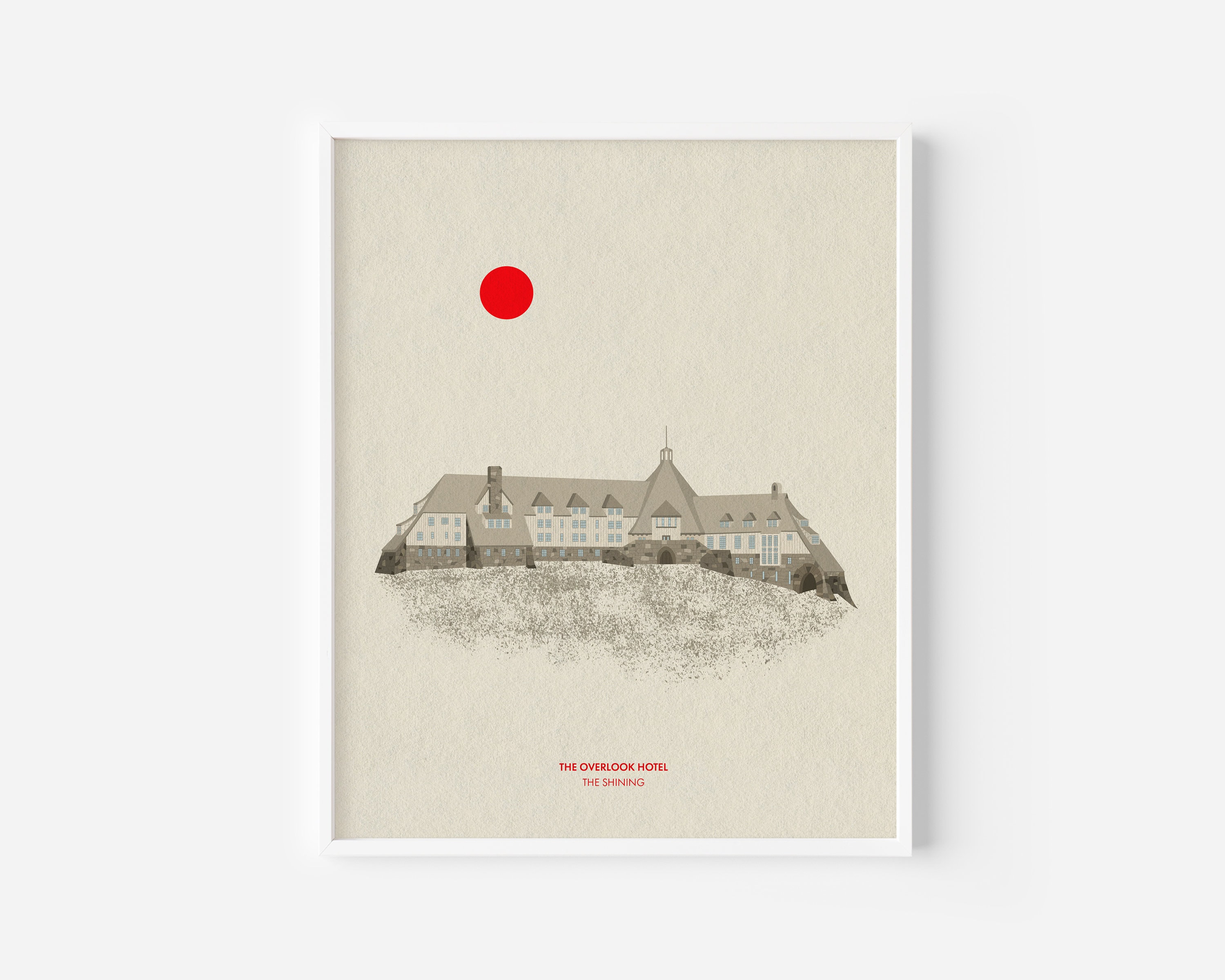 Overlook Hotel Illustration: The Shining Film Art Print