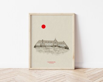 Overlook Hotel, Illustration, Stanley Kubrick, Film Art, Hotel Illustration, Stephen King, The Shining, Halloween, Horror, Spooky