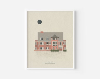 American Horror Story Murder House, Illustration, Film Art, American Horror Story, Ryan Murphy, Murder House, Halloween, Horror, Horror Art