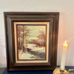 G Whitman 油彩画　油絵　絵画　アンティーク G whitman - Etsy 日本