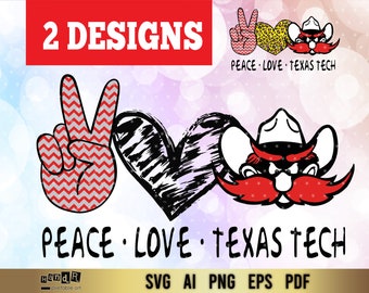 Texas Tech Svg Etsy