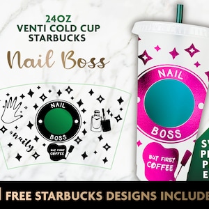 Print Starbucks Coffee SVG file | Nail Starbucks coffee CUT file | Cheetah Starbucks Logo for Silhouette Cameo or Cricut DIY