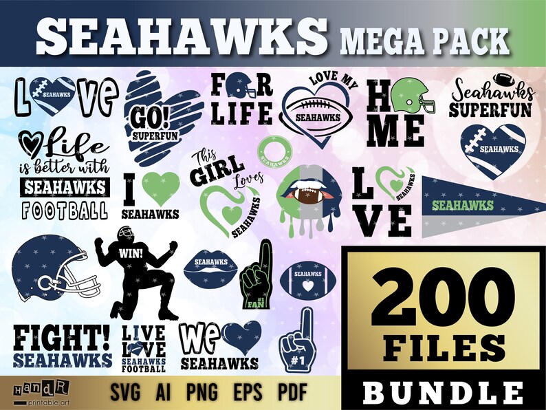 Download Seattle Seahawks svg mega pack Seahawks logo files ...