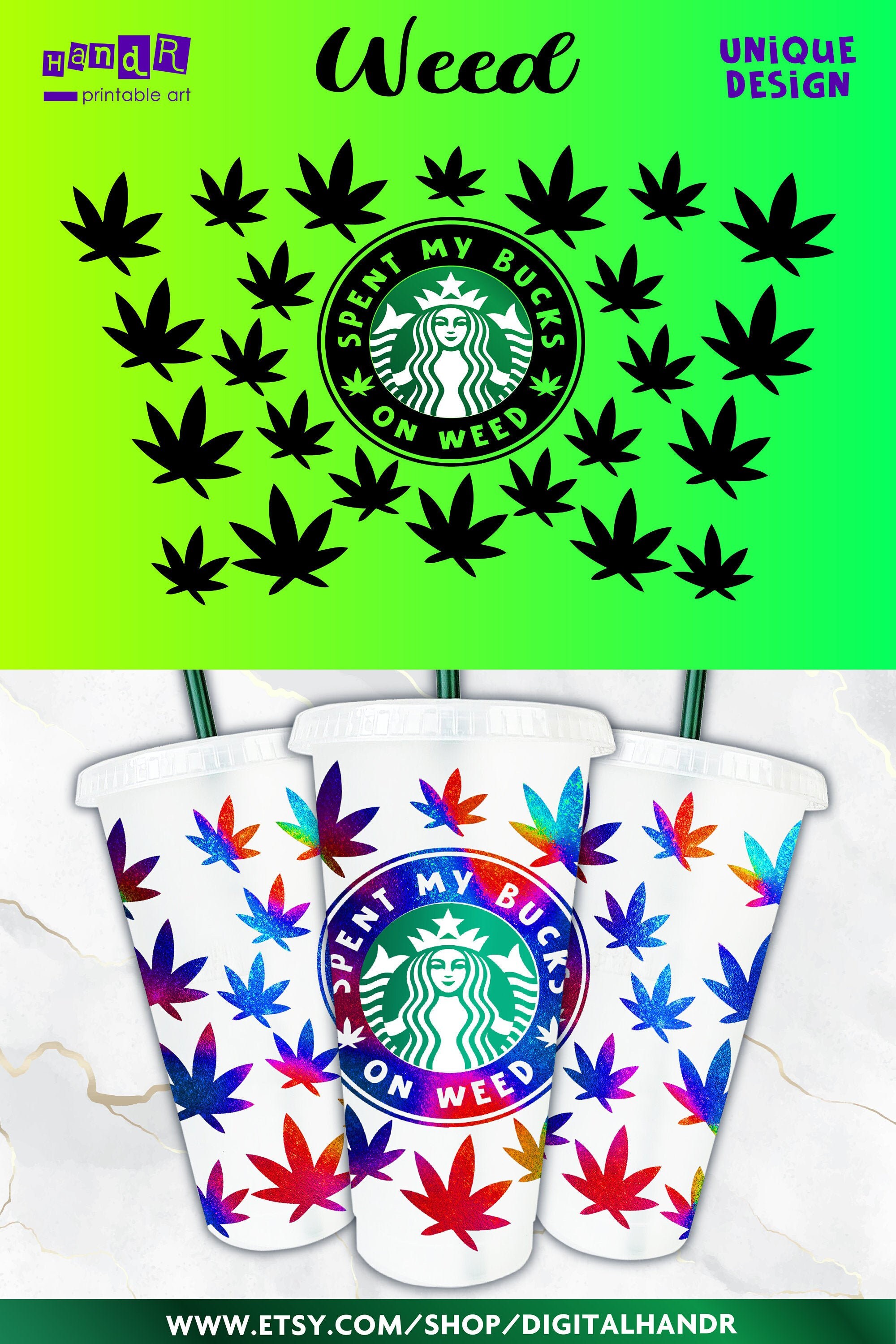 print starbucks coffee svg file weed starbucks coffee cut