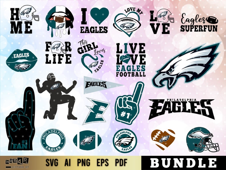 Download Philadelphia Eagles SVG Mega Pack Philadelphia eagles ...