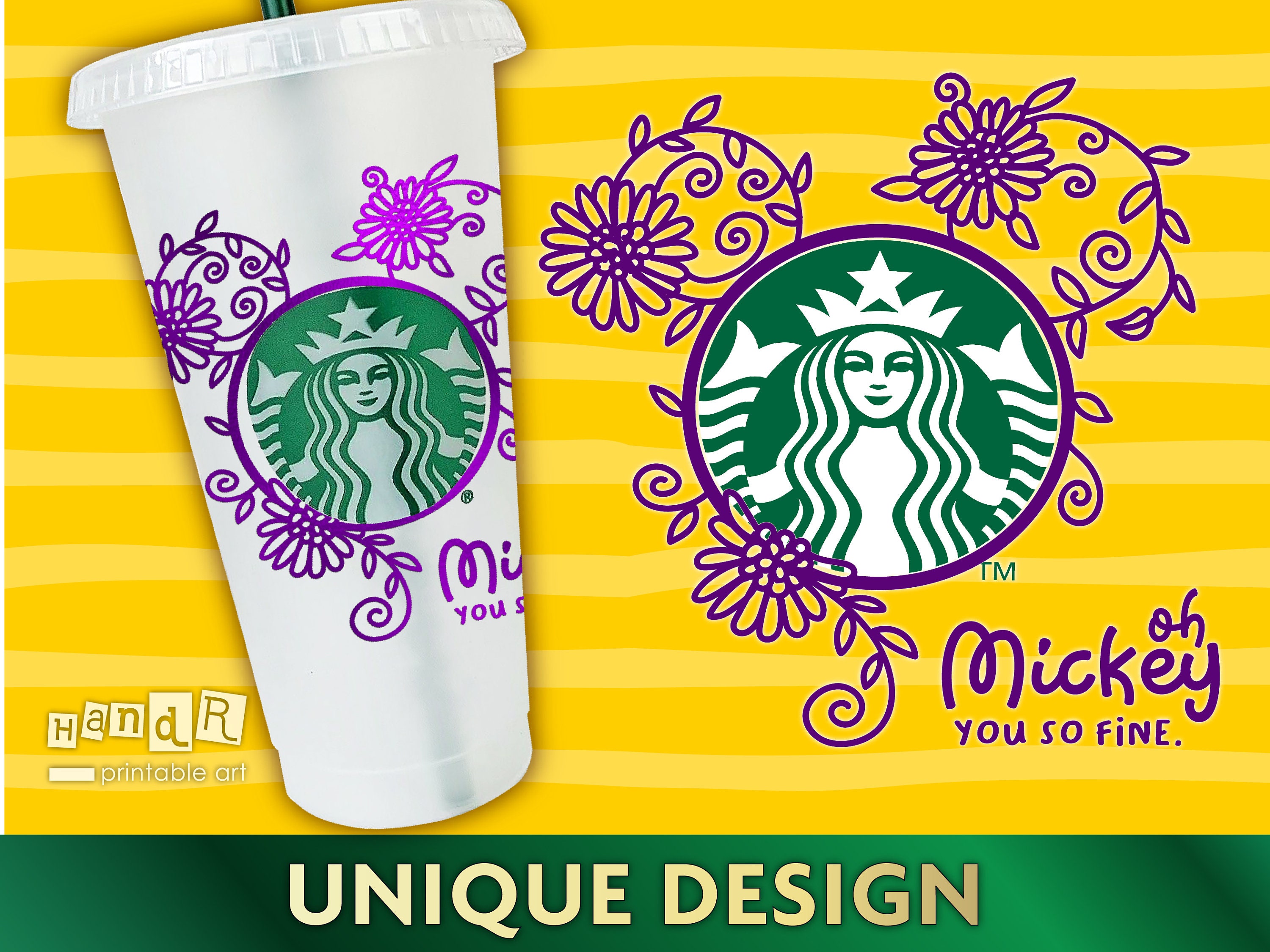 Minnie Starbucks SVG
