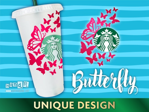 Download Print Starbucks Coffee Svg File Design Butterfly Starbucks Etsy Yellowimages Mockups