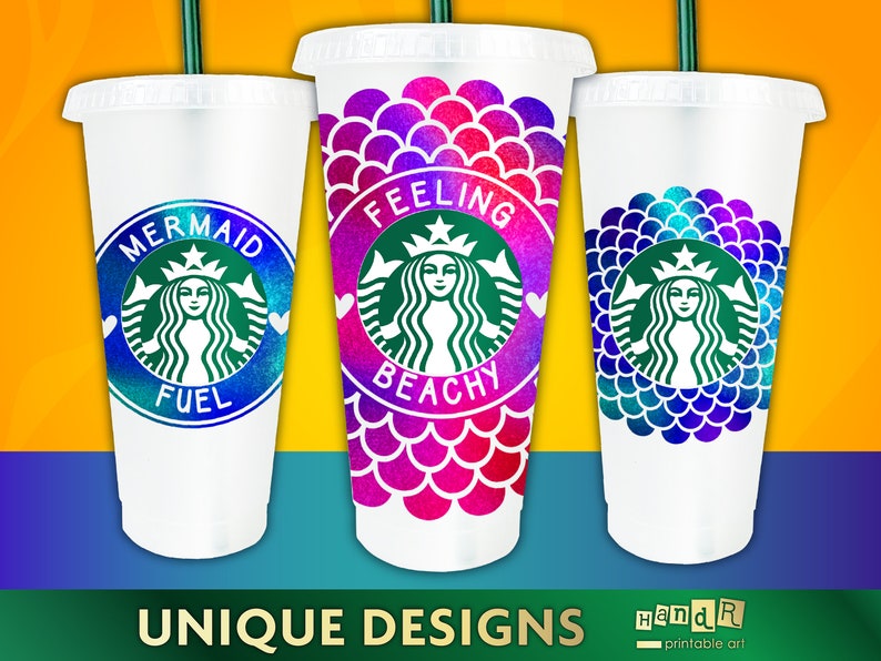 Free Free 157 Mermaid Cup Wrap Svg SVG PNG EPS DXF File
