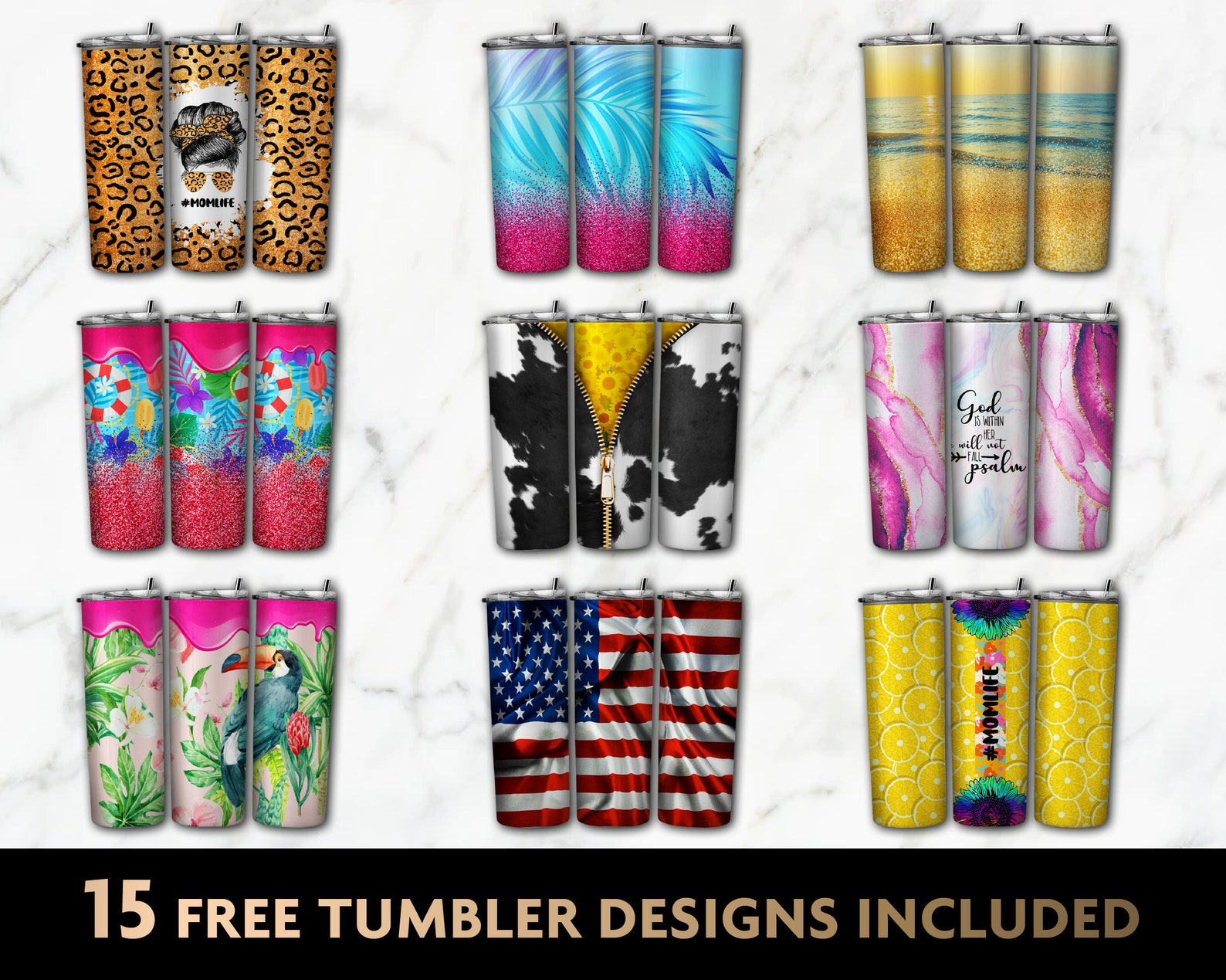 Leopard Cheetah SVG for Tumbler 20oz and 30oz Skinny - Etsy