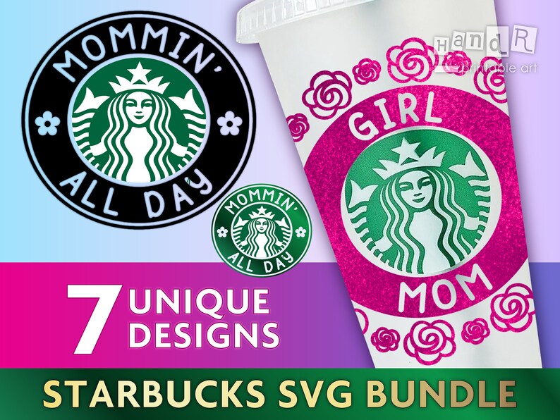 Download Print Starbucks Coffee bundle SVG file Mother Starbucks | Etsy