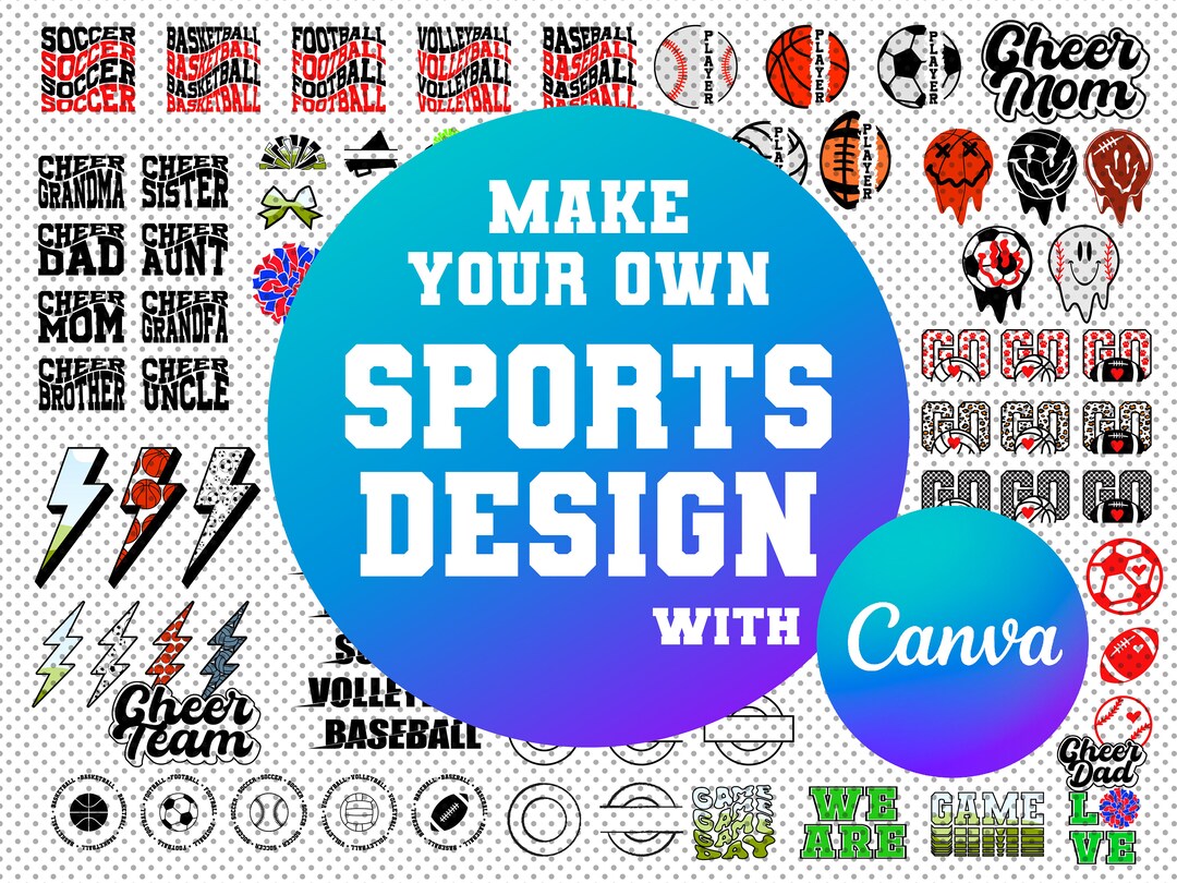Personalize and Make Your Own Sports SVG Design, Sport Bundle, Football