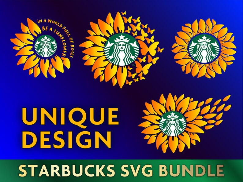 Download Print Starbucks Coffee bundle SVG file Sunflower Starbucks ...