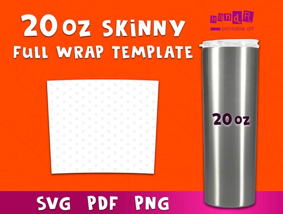 20oz Tumbler Wrap Size 20 Oz Skinny Tumbler Svg Sublimation Design 20 Oz  Size Tumbler Templates 20 Oz Tumbler Digital Designs Skinny Digital 