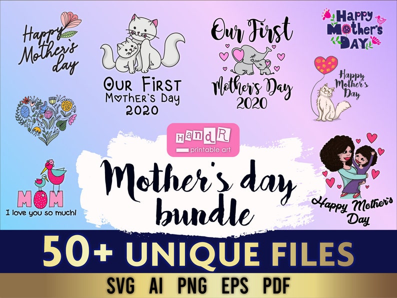 Download Mother's Day 2021 Mothers Bundle Svg Mothers Day svg | Etsy