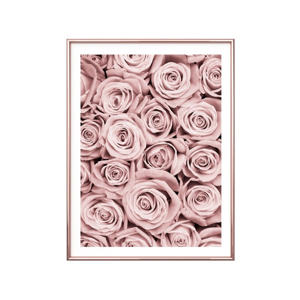 Pink Rose Print. Photo Print. Beautiful Home Decor. Wall Posters. Glamorous Prints. Pink Prints. Fashion Posters. Premium Prints #LCP21