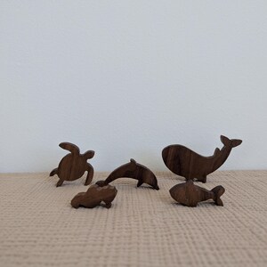 Sea Animals Wooden Toys