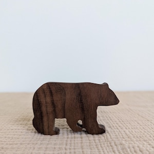 Brinquedo de madeira para mamãe/papai urso