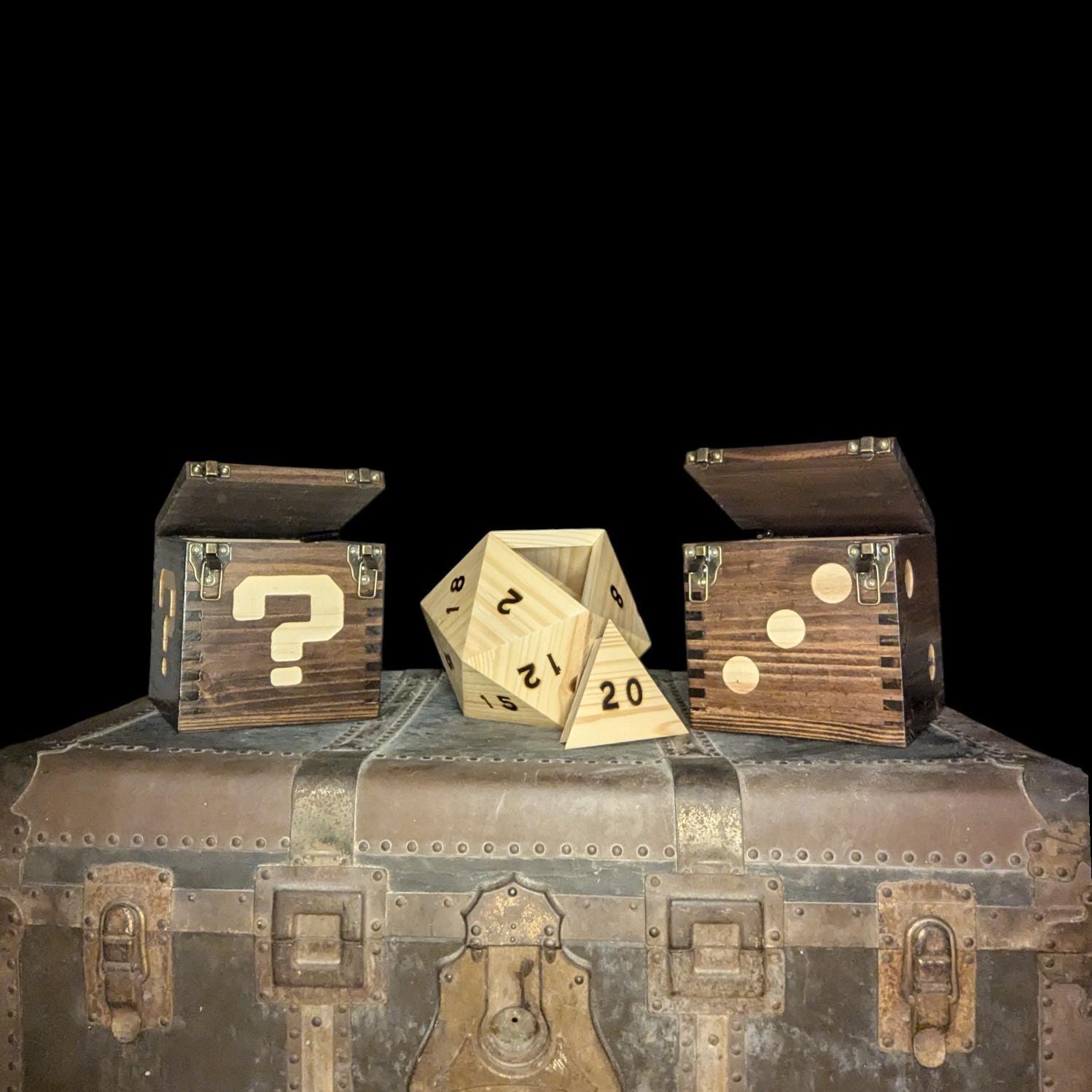 Massive D20 - Giant Twenty Sided Dice With Numbers Scorched on