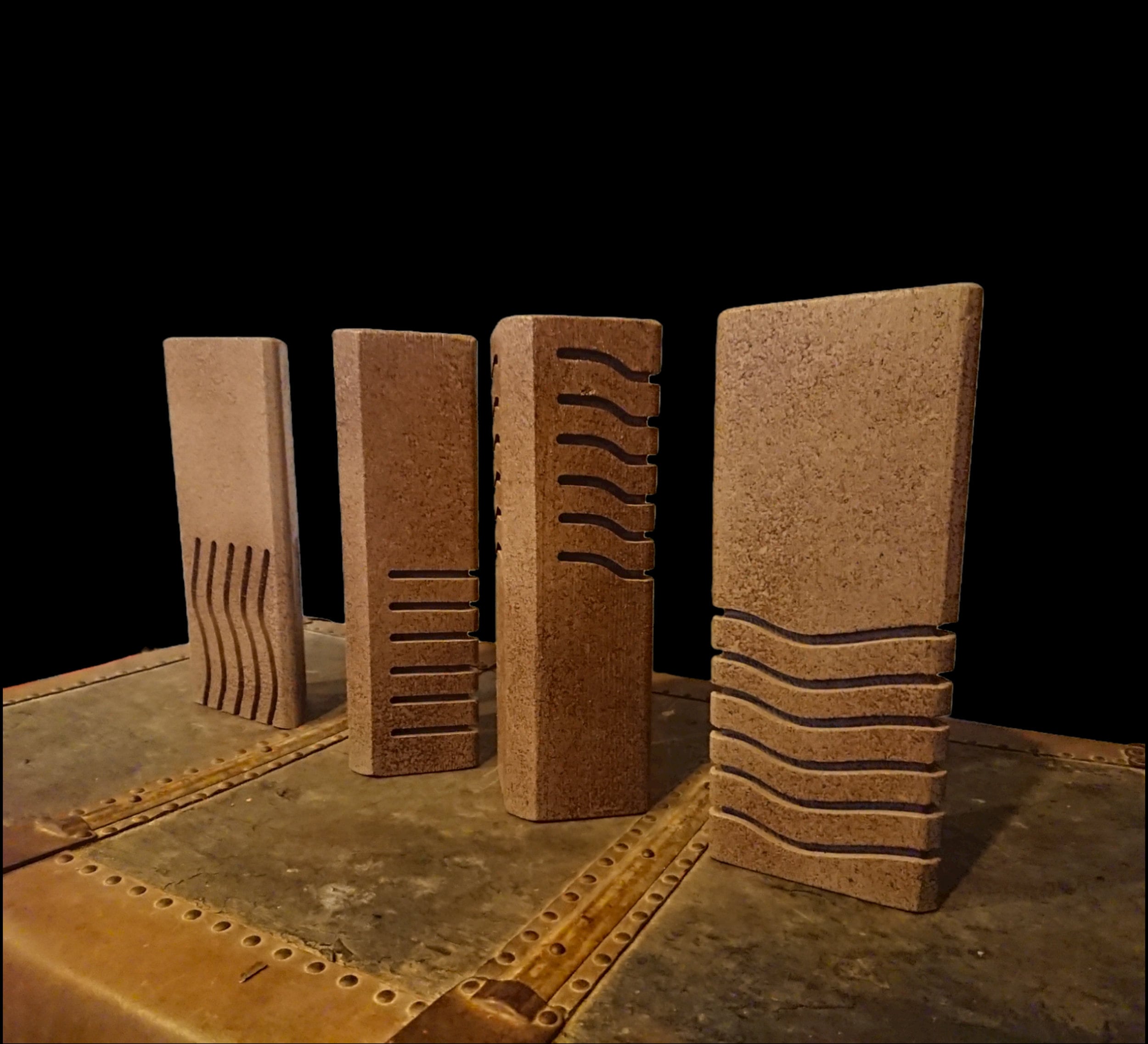 5th Element Stones full Size Optional Candle Holder Holes Etsy