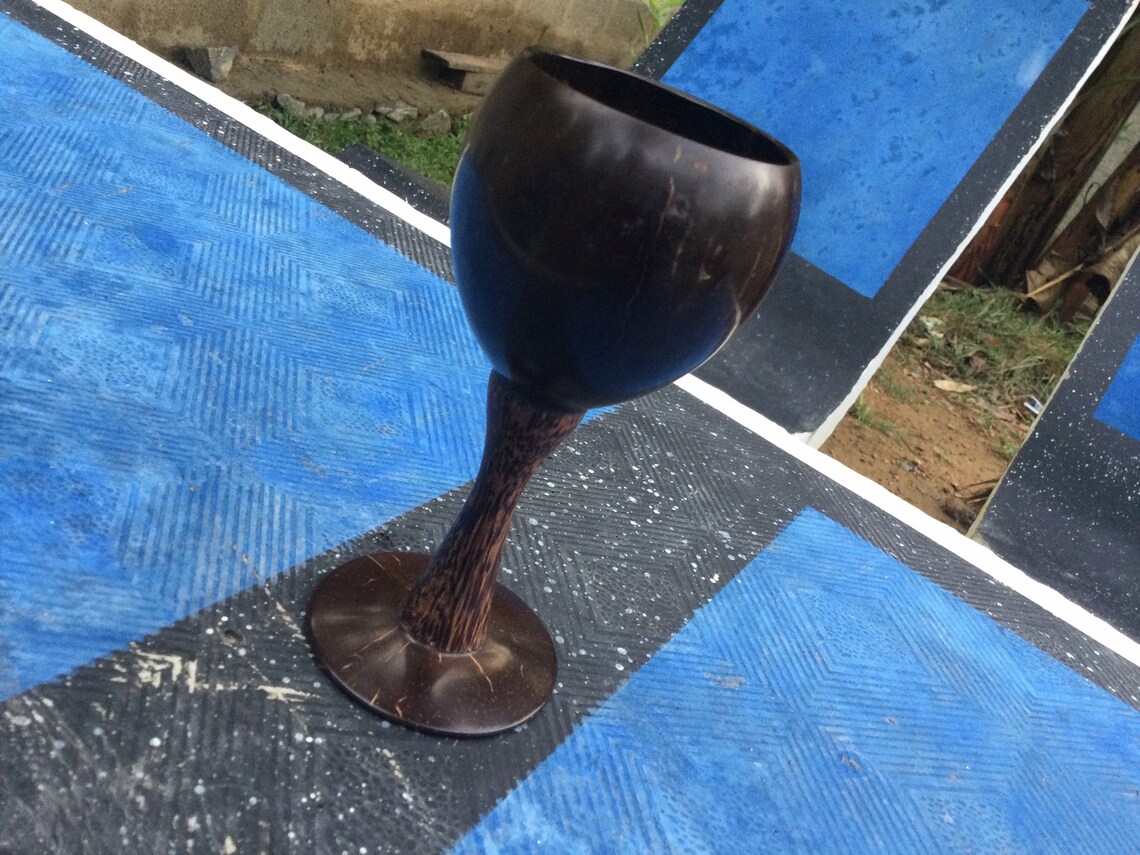 Organic Coconut Wine Cup l Coconut Shell l Wine Glass l Eco Etsy