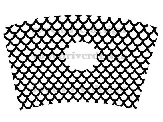 Download Mermaid Scales Starbucks Svg Full Wrap Starbucks Cold Cup Etsy
