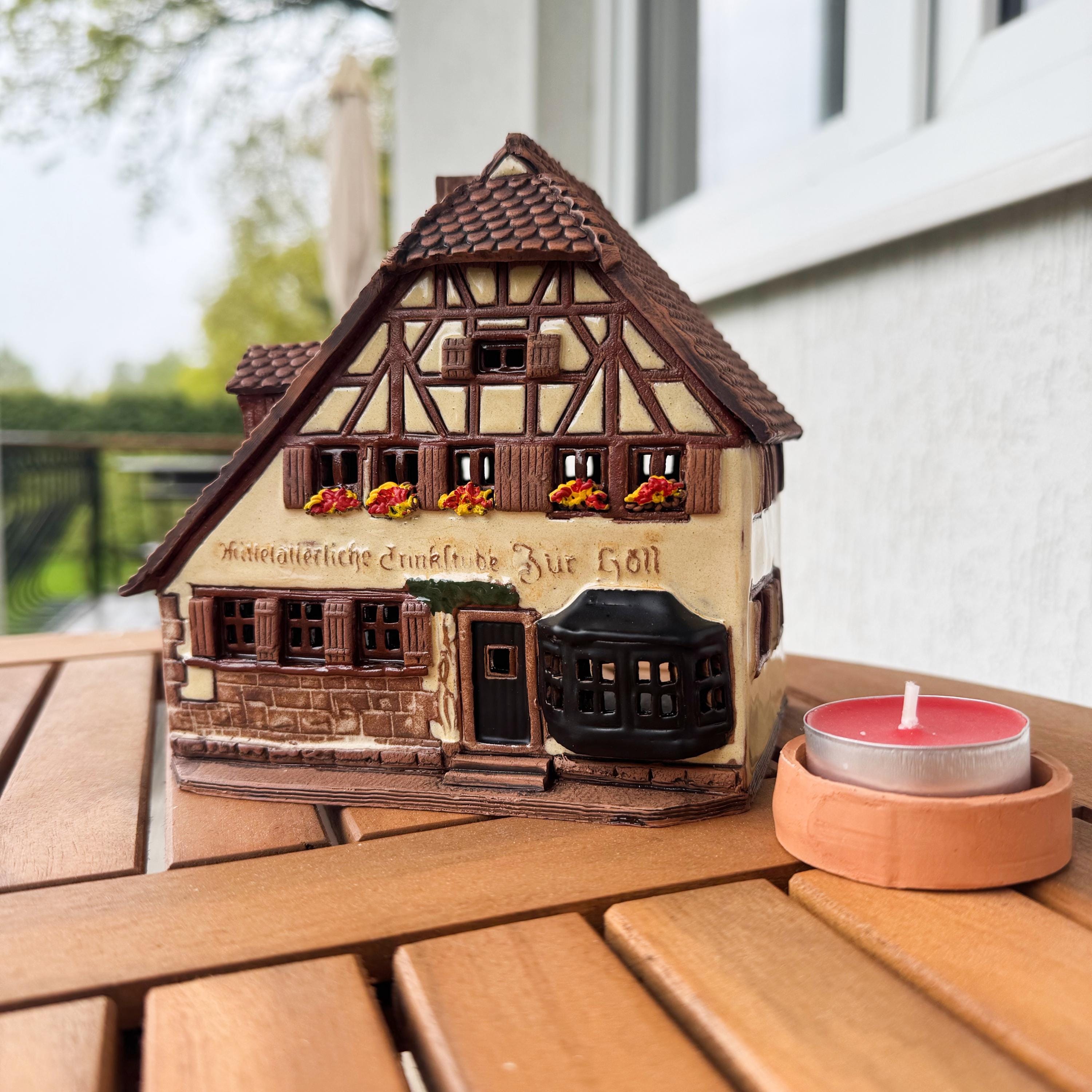 中世ヨーロッパ ハウス・モデル　陶製 German ceramic house - Etsy 日本